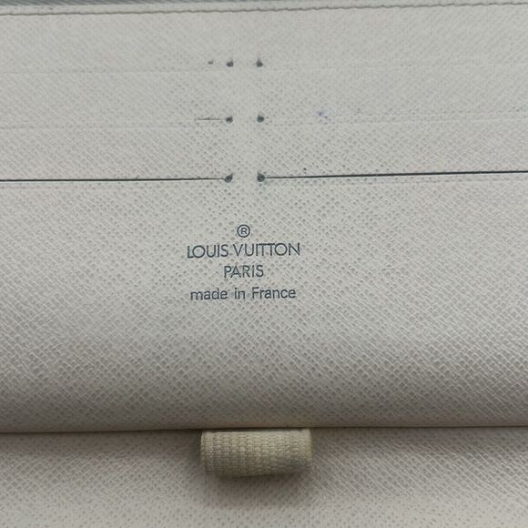 LOUIS VUITTON VINTAGE DAMIER AZUR ZIPPY LONG WALLET ORGANIZER - Picture 9 of 15